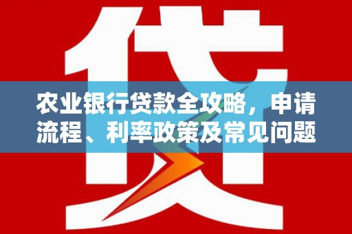 绿岛农业银行贷款全攻略，申请流程、利率政策及常见问题解析