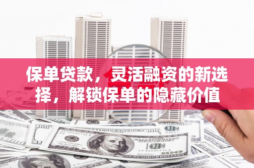 绿岛保单贷款，灵活融资的新选择，解锁保单的隐藏价值