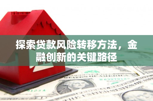 绿岛探索贷款风险转移方法，金融创新的关键路径