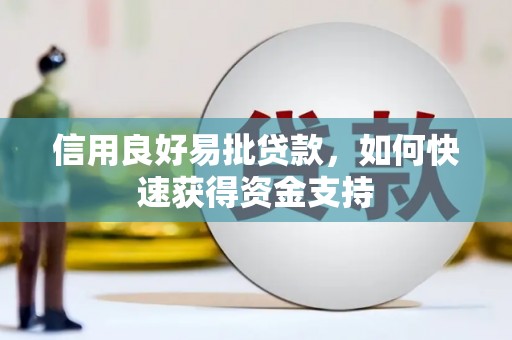 绿岛信用良好易批贷款，如何快速获得资金支持