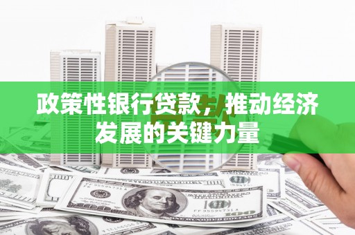绿岛政策性银行贷款，推动经济发展的关键力量
