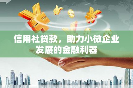 绿岛信用社贷款，助力小微企业发展的金融利器