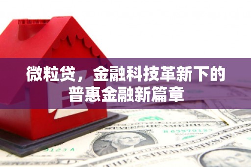 绿岛微粒贷，金融科技革新下的普惠金融新篇章