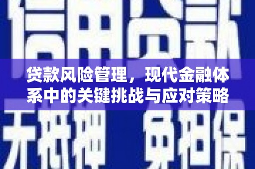 绿岛贷款风险管理，现代金融体系中的关键挑战与应对策略