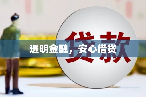 绿岛透明金融，安心借贷