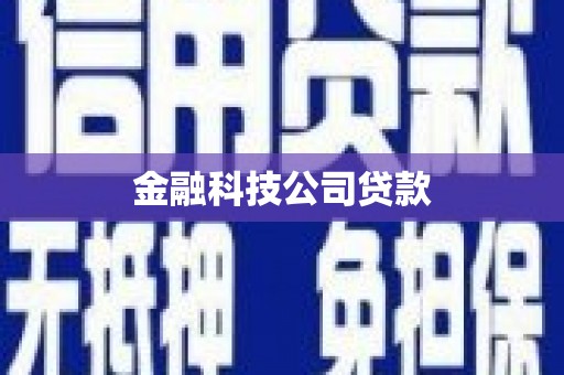 绿岛金融科技公司贷款